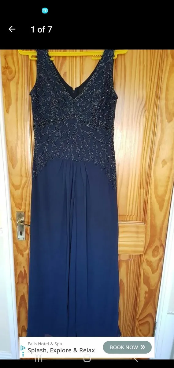 Ariella London navy beaded dress 10 - Image 2