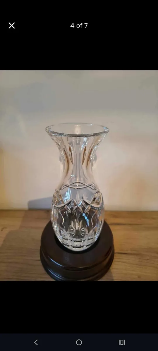 WATERFORD CRYSTAL DOLMEN CARAFE 9 INCH HIGH - Image 1