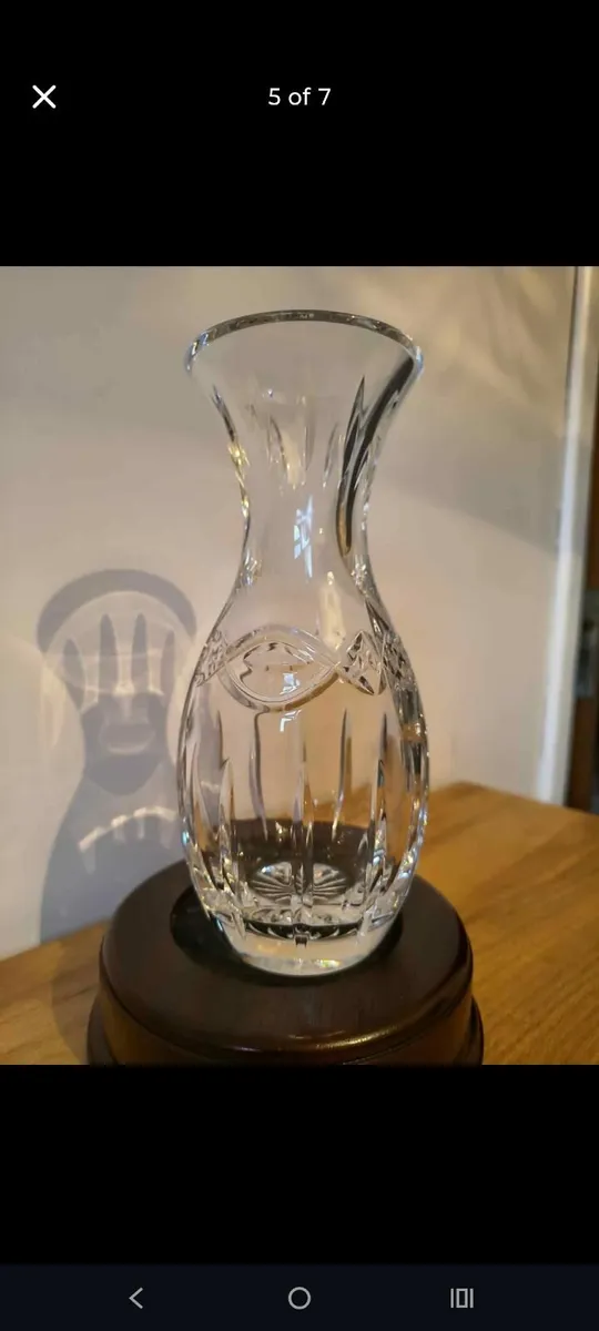 WATERFORD CRYSTAL DOLMEN CARAFE 9 INCH HIGH - Image 2