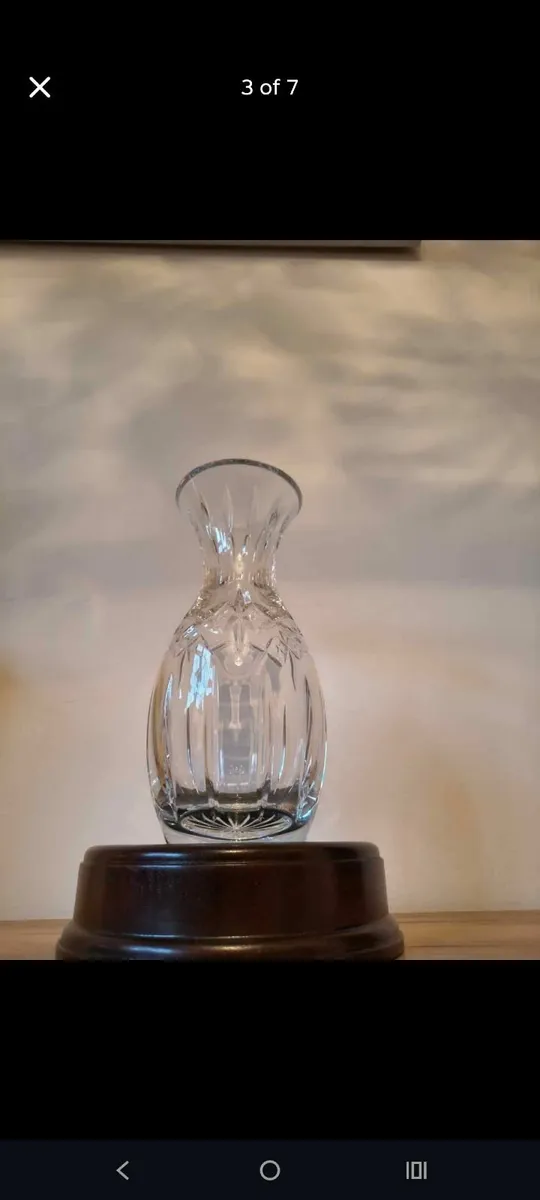 WATERFORD CRYSTAL DOLMEN CARAFE 9 INCH HIGH - Image 3