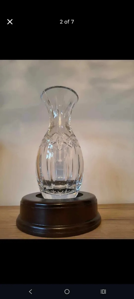 WATERFORD CRYSTAL DOLMEN CARAFE 9 INCH HIGH - Image 4