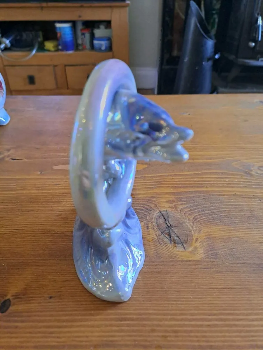 Vintage 2 dolphins figurine - Image 4