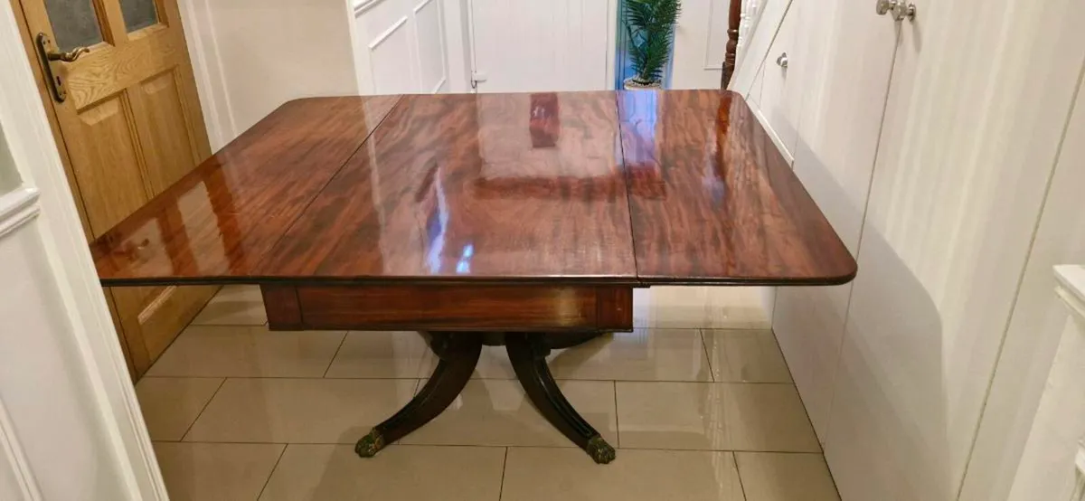 Antique Mahogany Table - Image 2