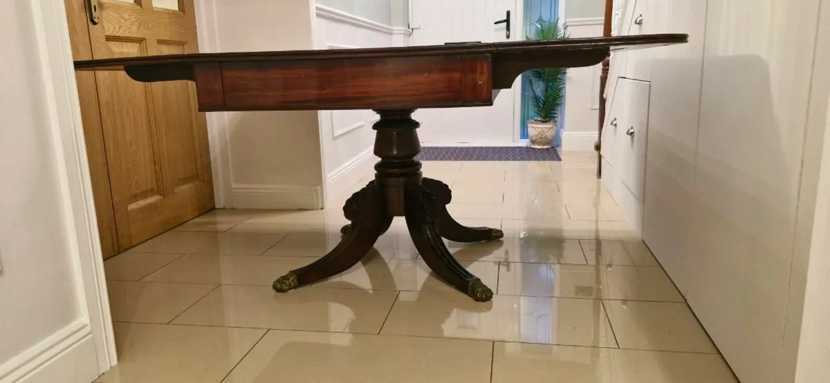 Antique Mahogany Table - Image 3