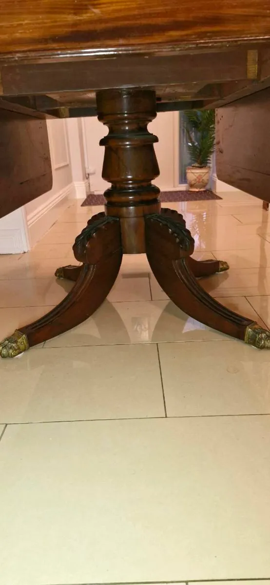 Antique Mahogany Table - Image 4