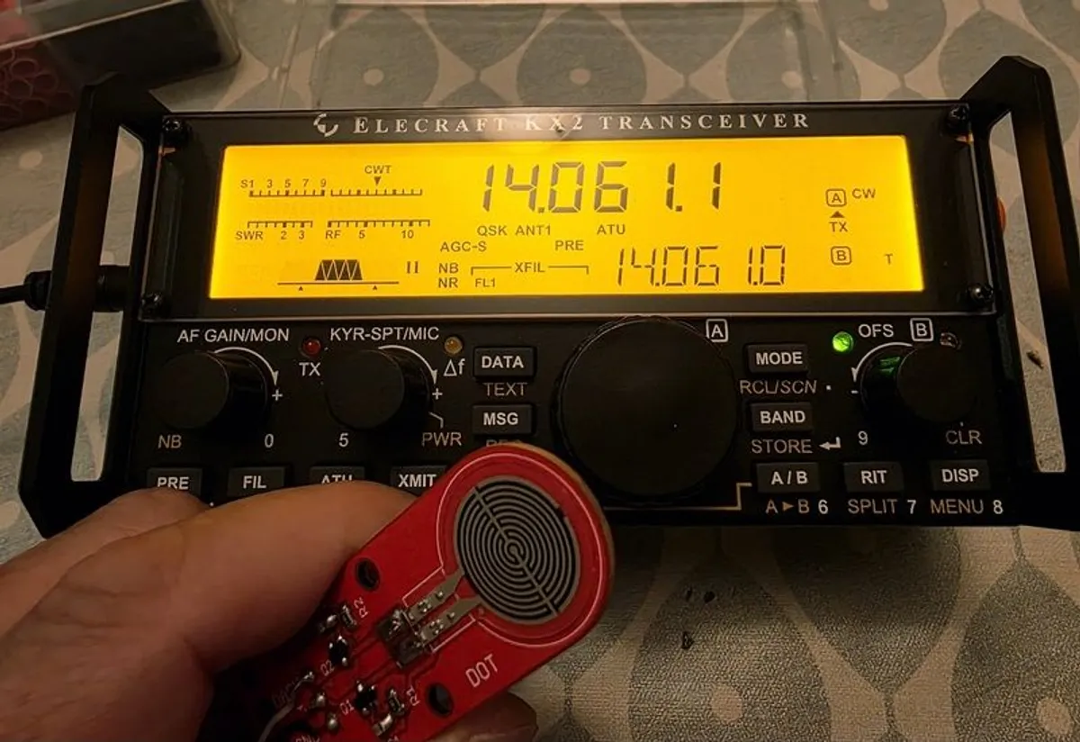 VK3IL CW Morse Code Pressure Paddle