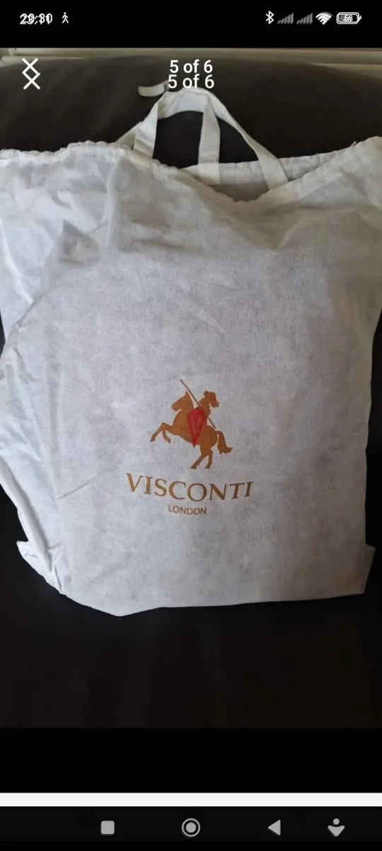 Leather rucksack Visconti - Image 3