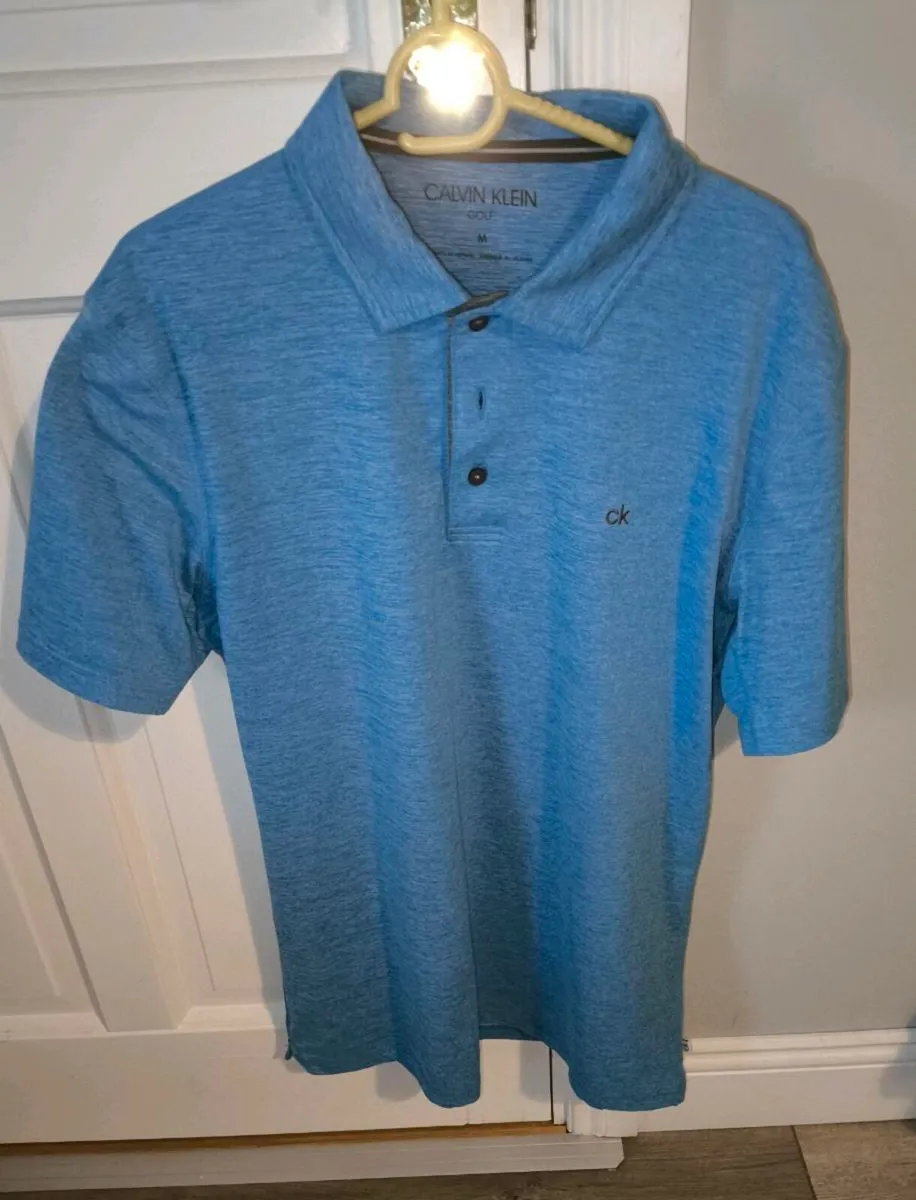 New Calvin Klein Medium Golf Polo - Image 1