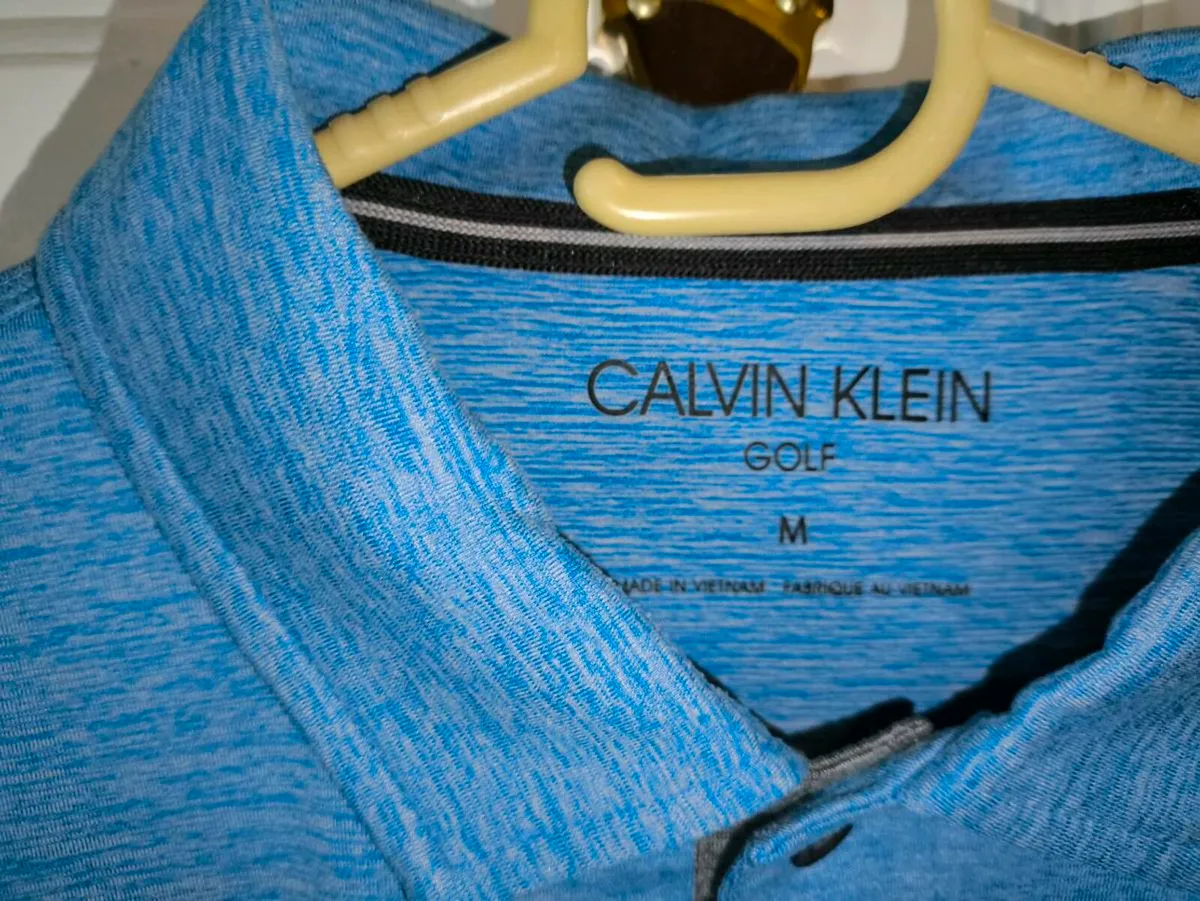 New Calvin Klein Medium Golf Polo - Image 2