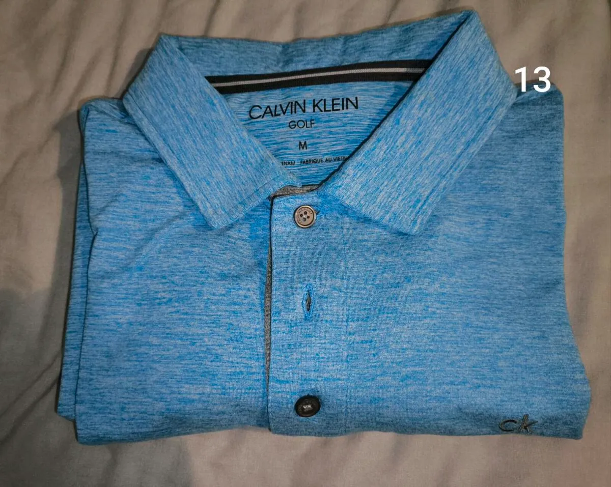 New Calvin Klein Medium Golf Polo - Image 3