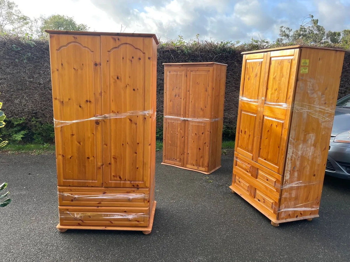 3 pine wardrobes €60 each - Image 1