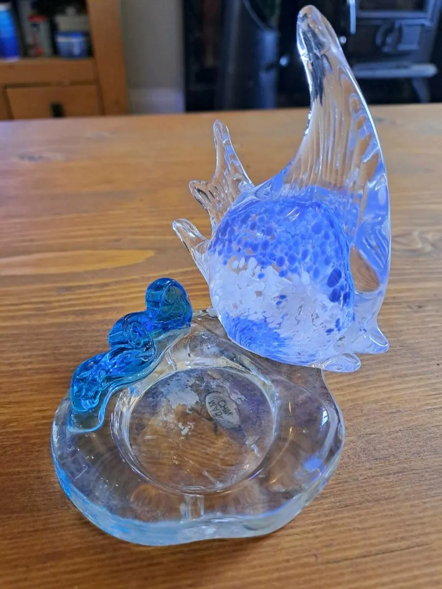 Glass nautical candle holder free - Image 2