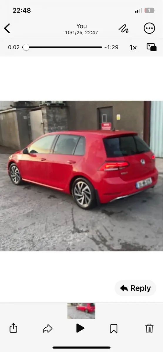 2019 Volkswagen Golf 1.6TDI NEW NCT 5-27 - Image 1