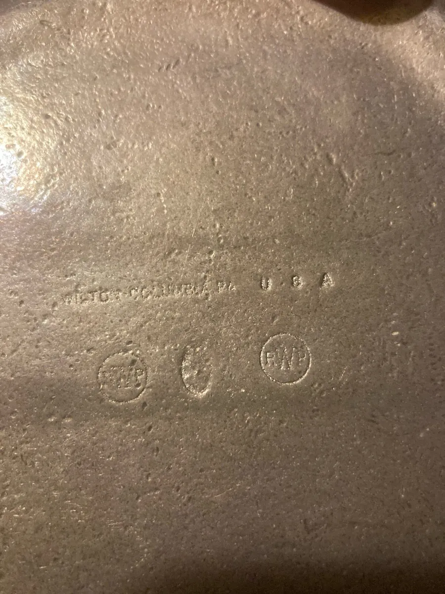 USA vintage pewter communion plate free postage - Image 2