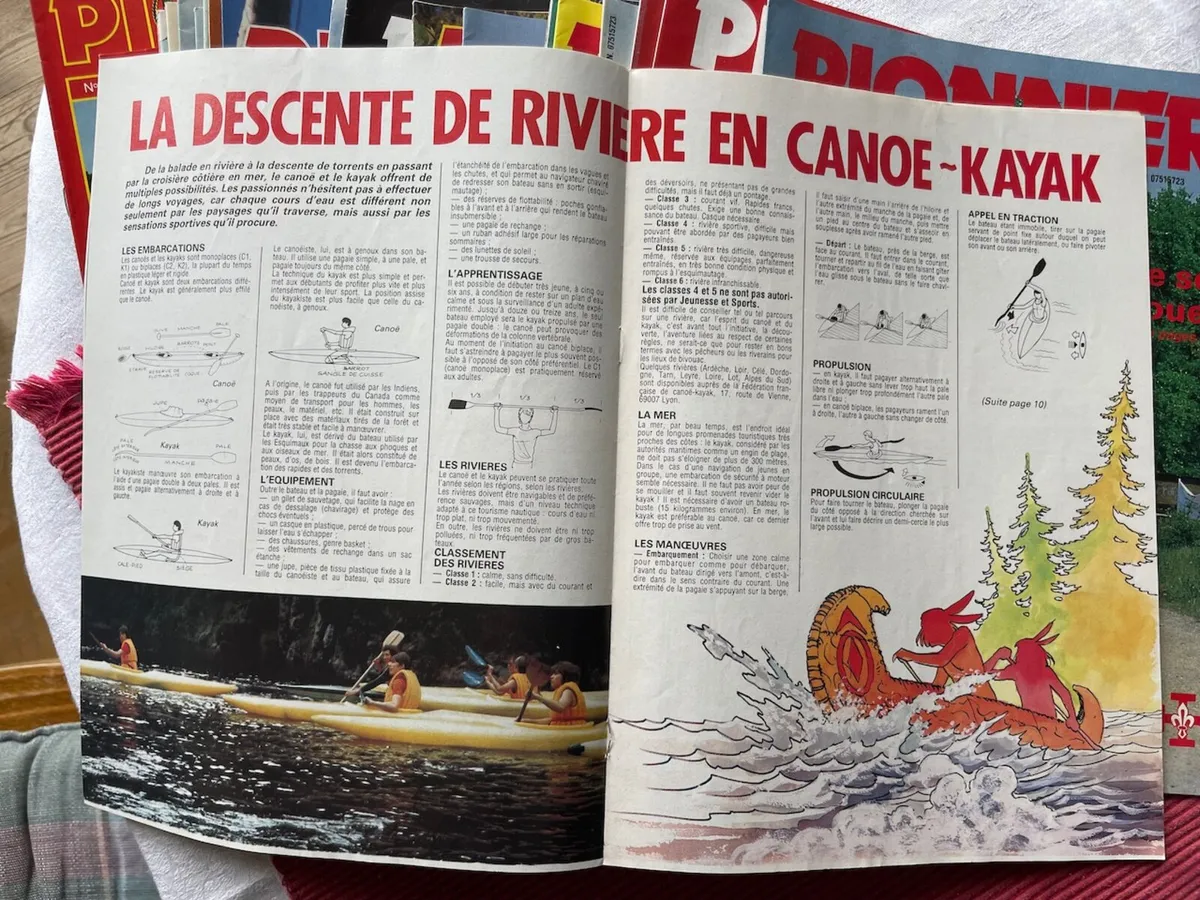 Pionnier Scouts de France- magazine from the 1980' - Image 3
