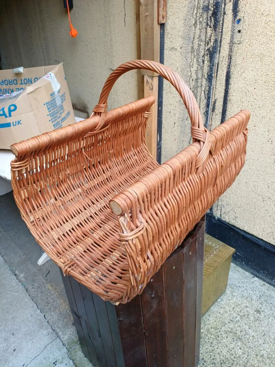 Vintage Turf/Log Basket - Image 2