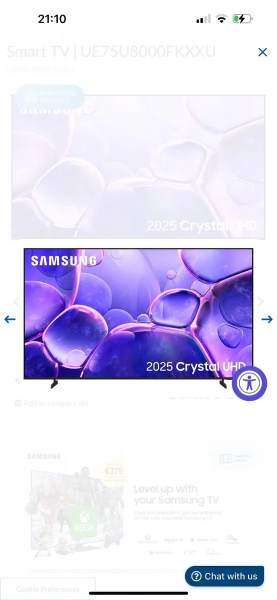 SAMSUNG 55 INCH UHD 4K HDR SMART