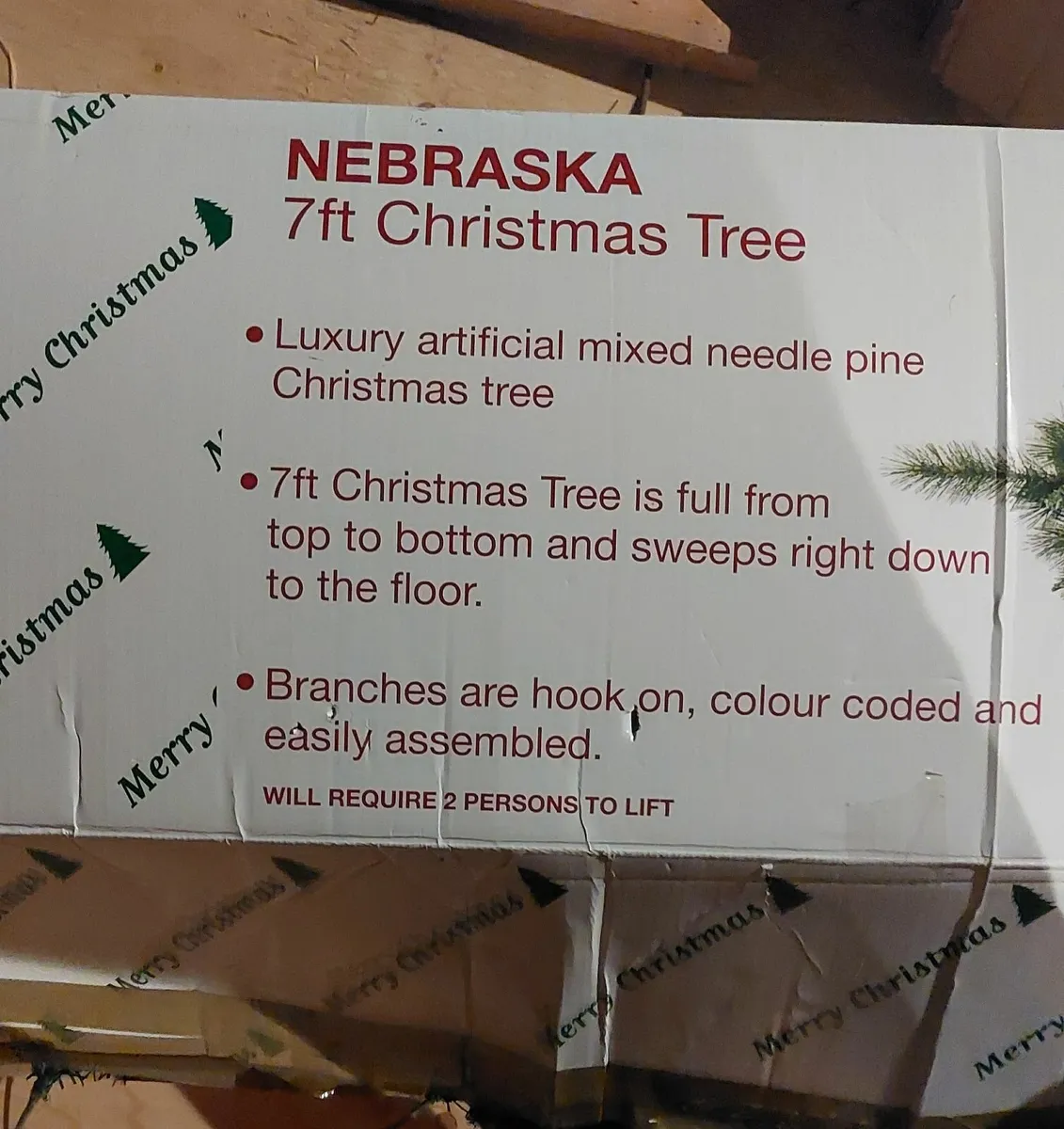7ft Christmas Tree - Image 1