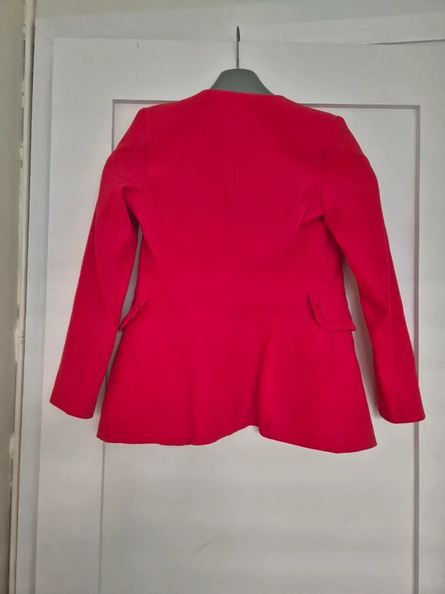 Zara red fitted blazer 6/8 - Image 2
