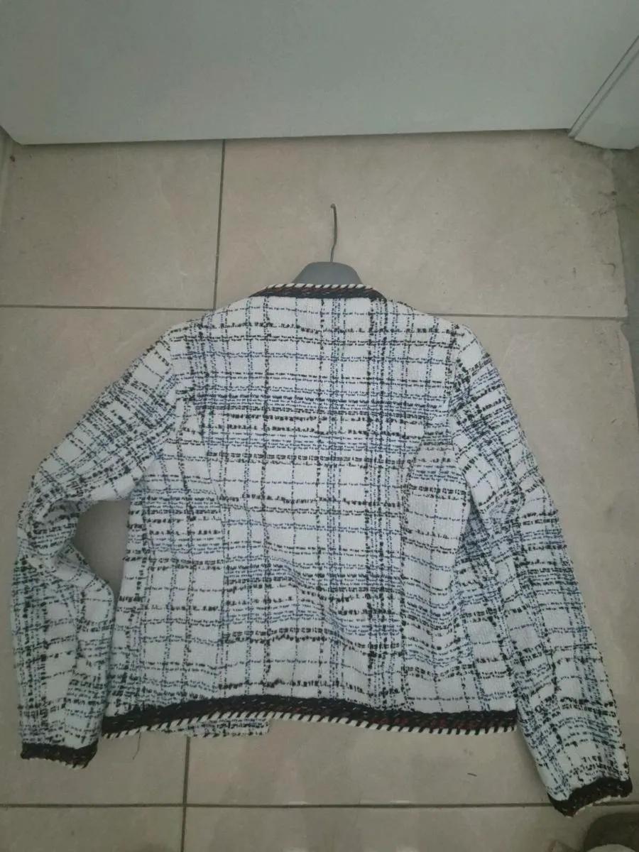 Zara white multicoloured blazer - Image 4