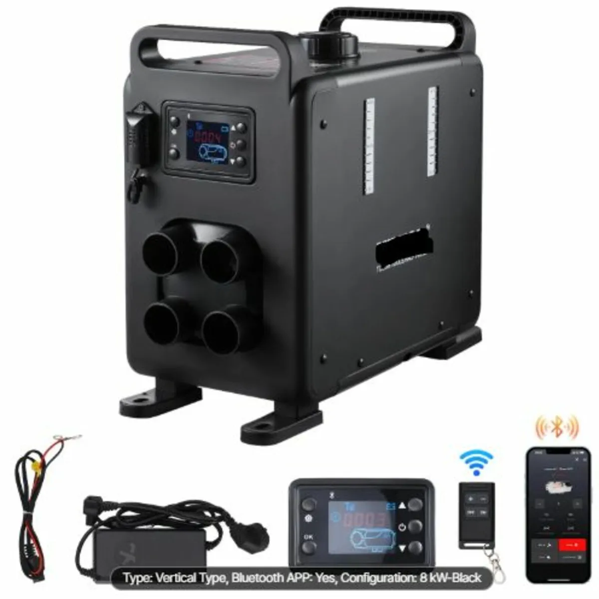 8KW Diesel Heater, 12V/24V All in One Diesel Air - Image 1