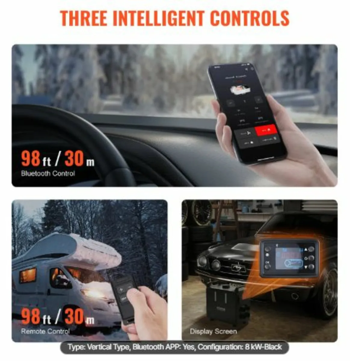 8KW Diesel Heater, 12V/24V All in One Diesel Air - Image 2