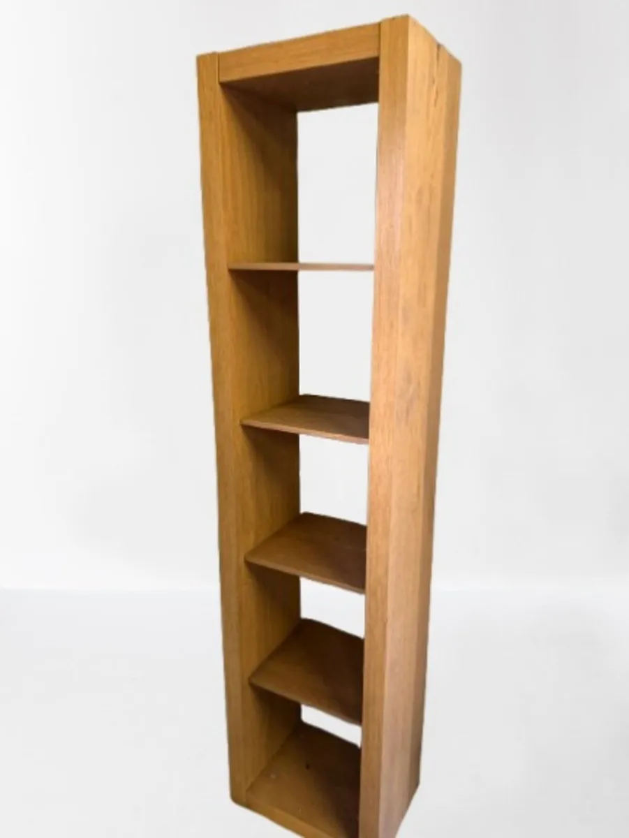Solid oak 5 cube unit - Image 1