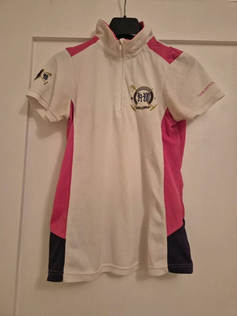 Horseware polo top. Size Small. - Image 1