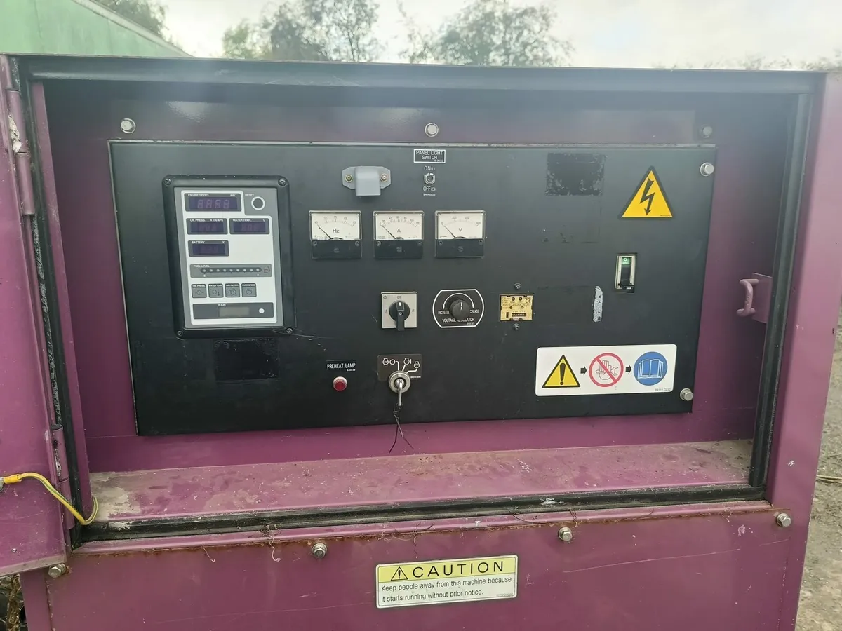 60 kVA Ultra Quiet Denyo Power Generator. - Image 4