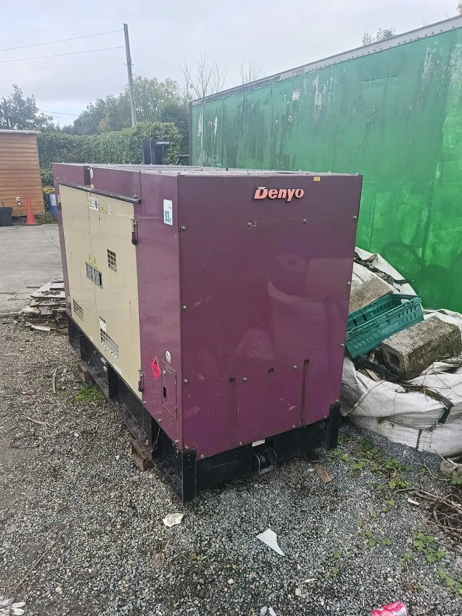 60 kVA Ultra Quiet Denyo Power Generator. - Image 1