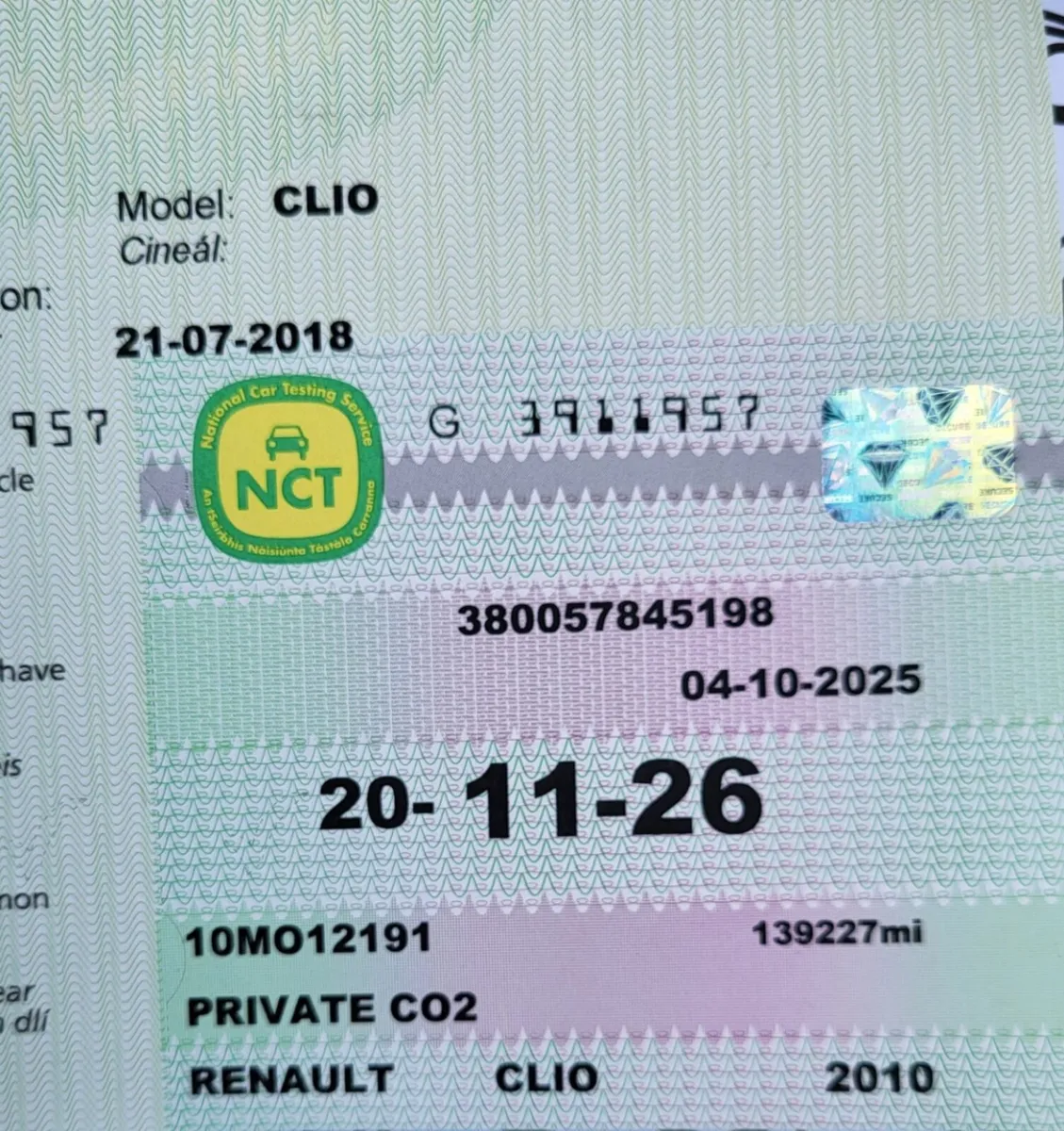 Renault Clio NEW NCT - Image 3