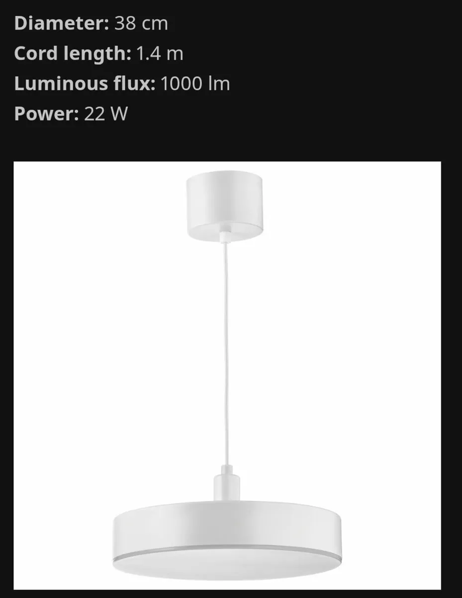Pendant ceiling light Nymane Ikea - Image 2
