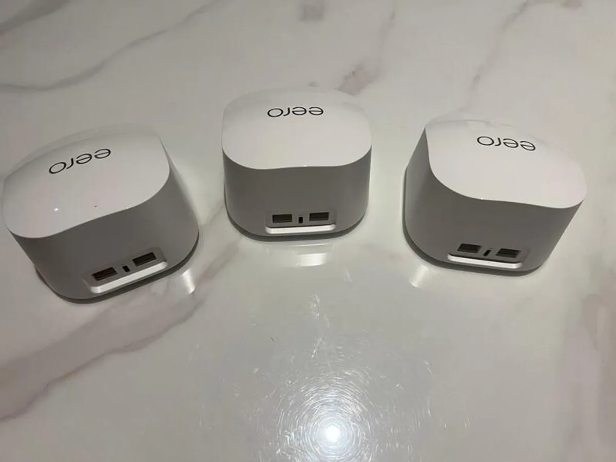 Wi-Fi mesh router | Amazon eero 6+  | 1.0 Gbps Ethernet | Coverage up to 420 m2 | Connect 75+ devices | 3-Pack - Image 4