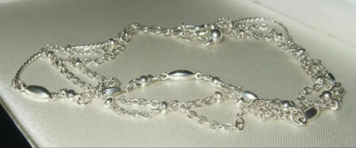 Vintage Hallmarked Silver Trilogy Chain - Image 3