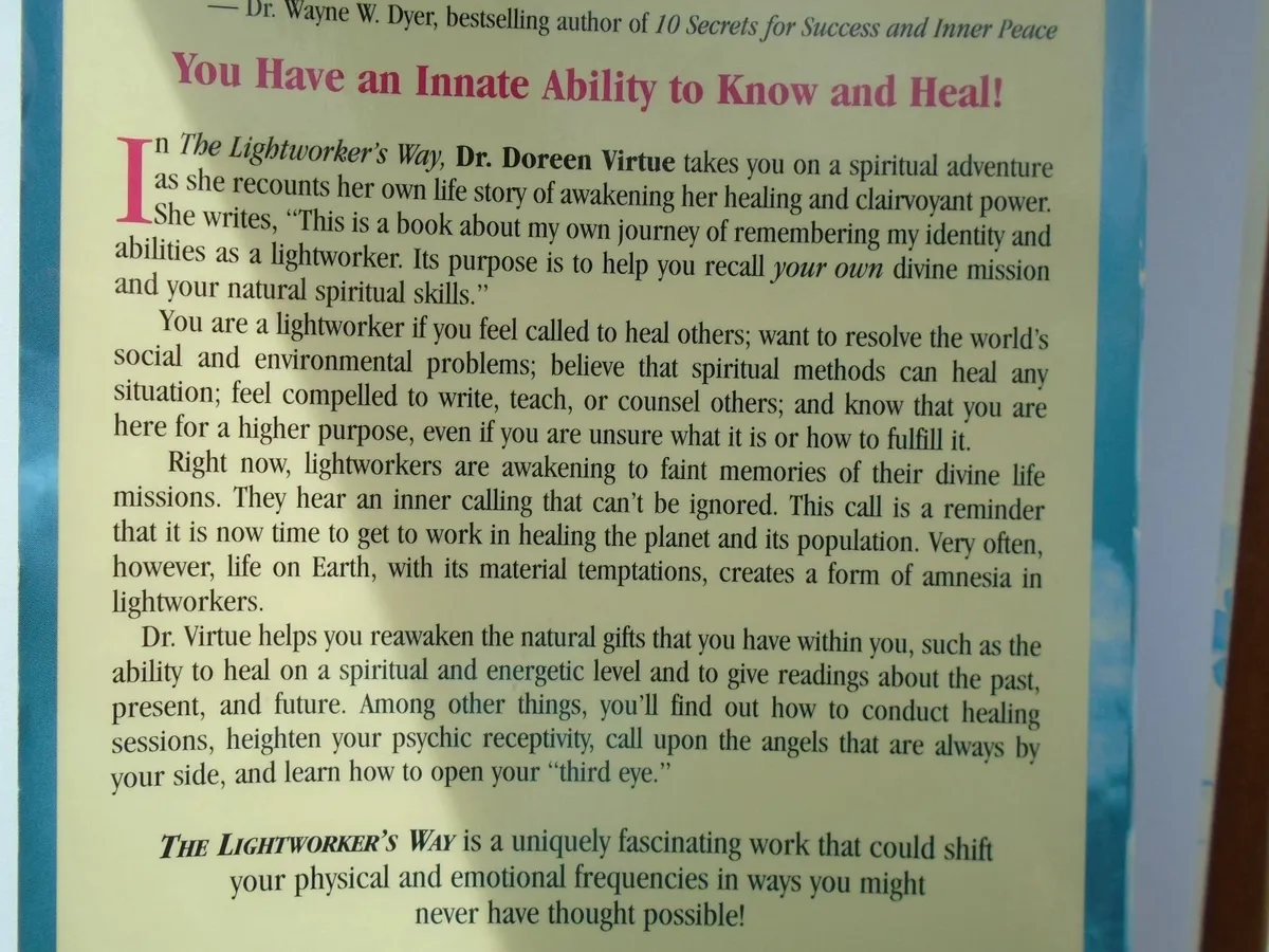 The Lightworker's Way, Doreen Virtue, Book, - Image 4