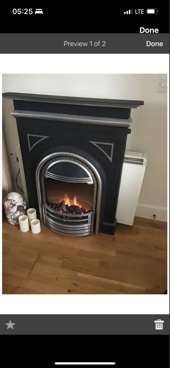 Cast Iron Electric Fireplace
