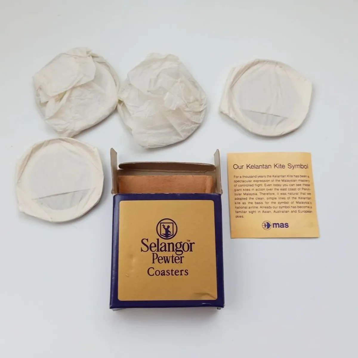  Selangor Pewter コースター　4つ Royal Selangor Pewter 97% Coaster Set of 4. - Etsy