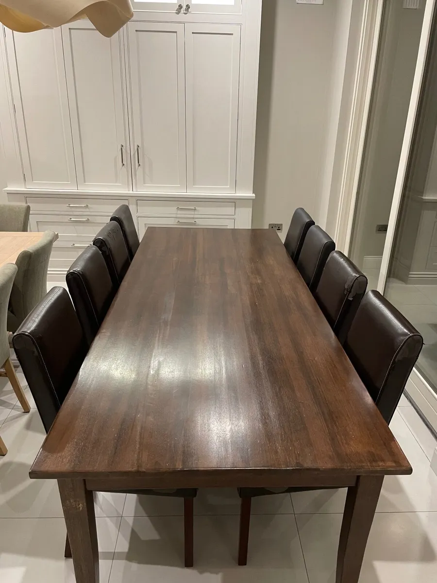 Tables and chairs