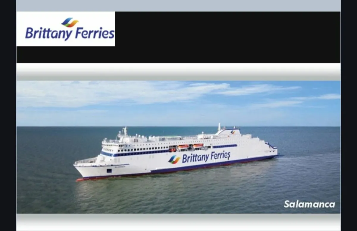 Brittany Ferries  Ticket Bilbao or France - Image 1
