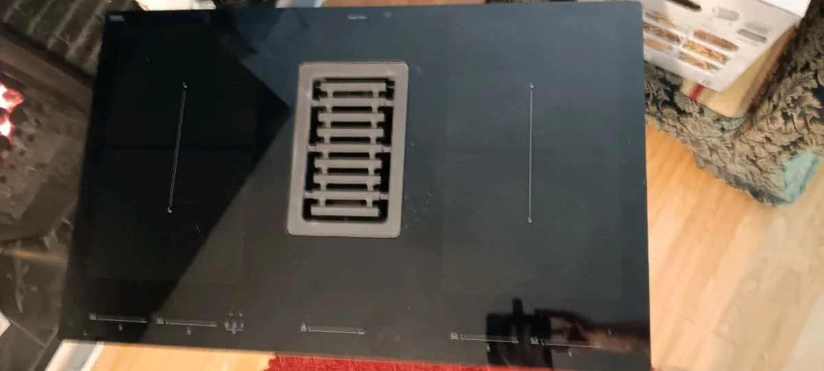 Ikea induction hob with built in extractor fan - Image 1