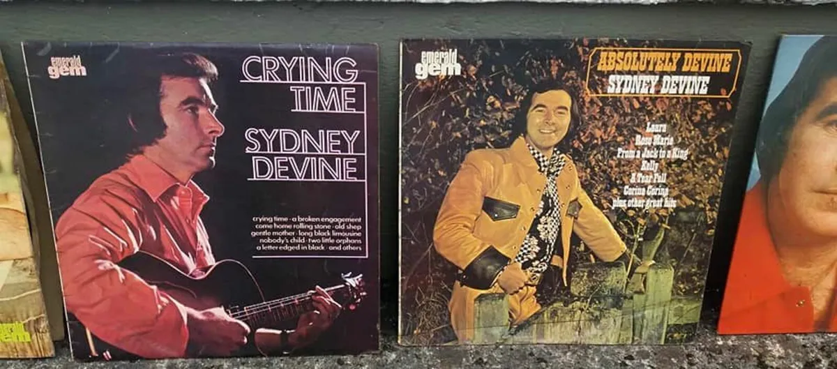 Sydney Devine vinyl collection - Image 1