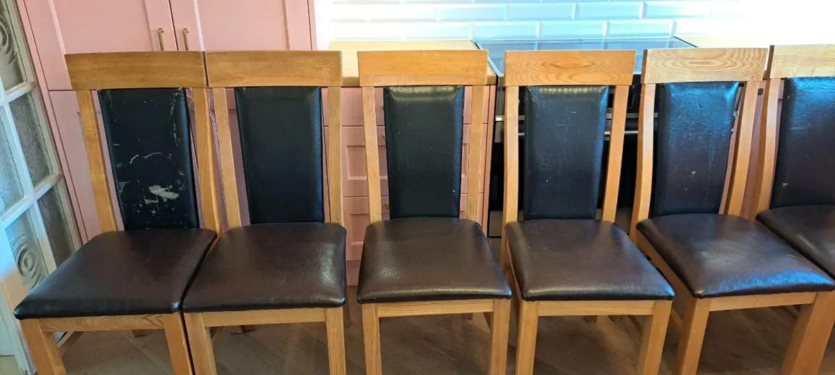 6 dinning room chairs - Image 1