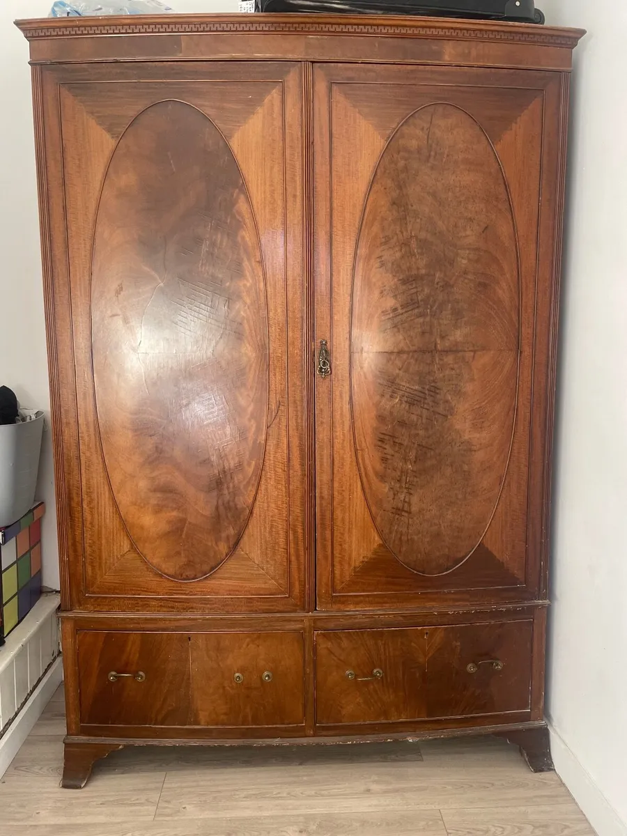 Large vintage wardrobe - Image 1