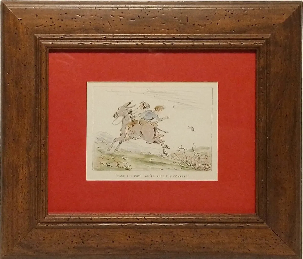 Jack B Yeats Take The Pot Vintage Print - Image 1