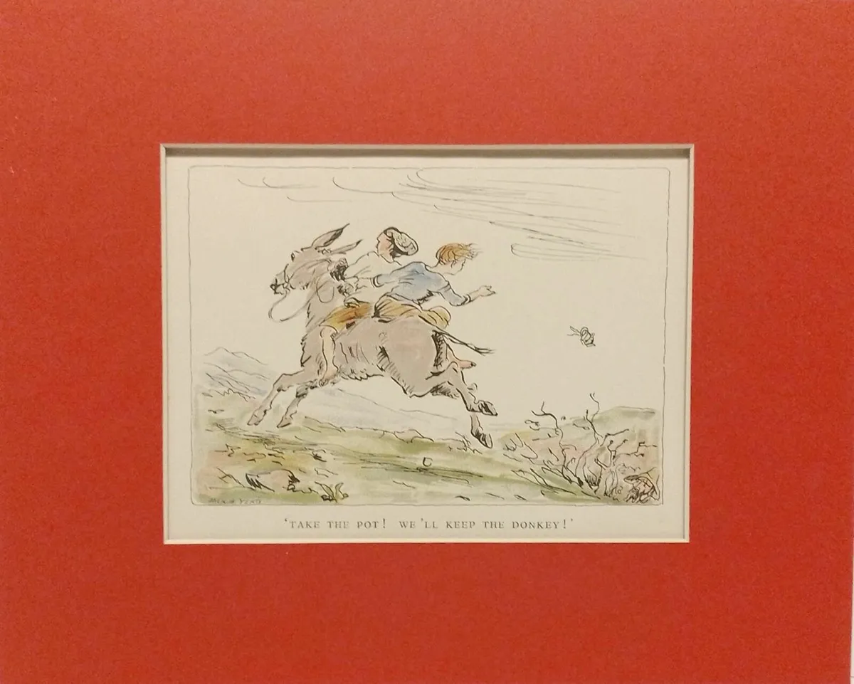Jack B Yeats Take The Pot Vintage Print - Image 2
