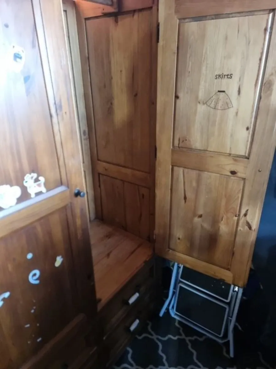 Solid Wood Wardrobe - Image 4