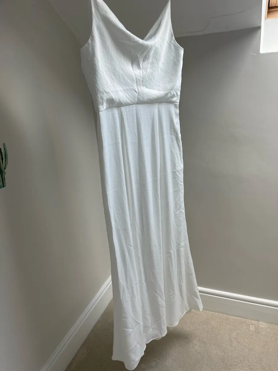 White Satin Gown - Image 1
