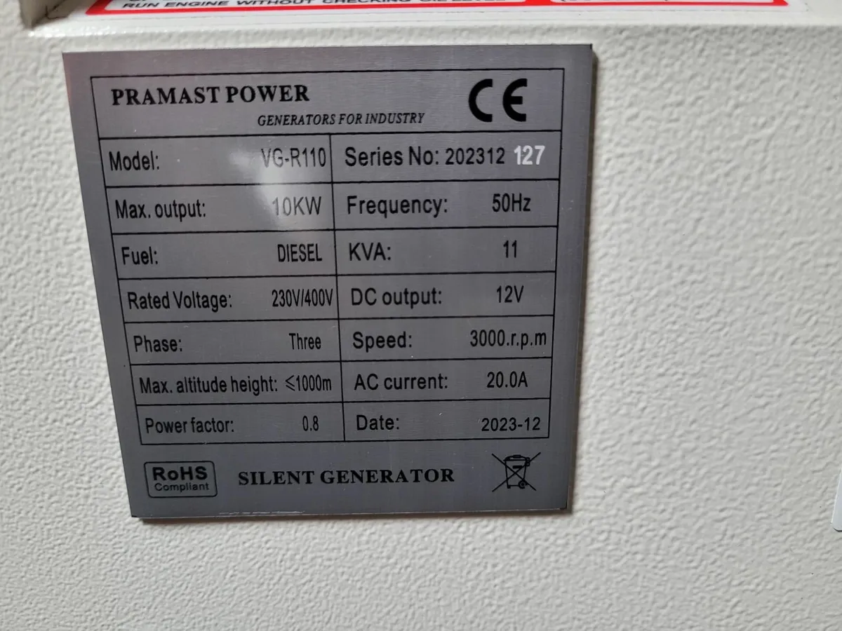 11kva multiphase diesel generator - Image 3