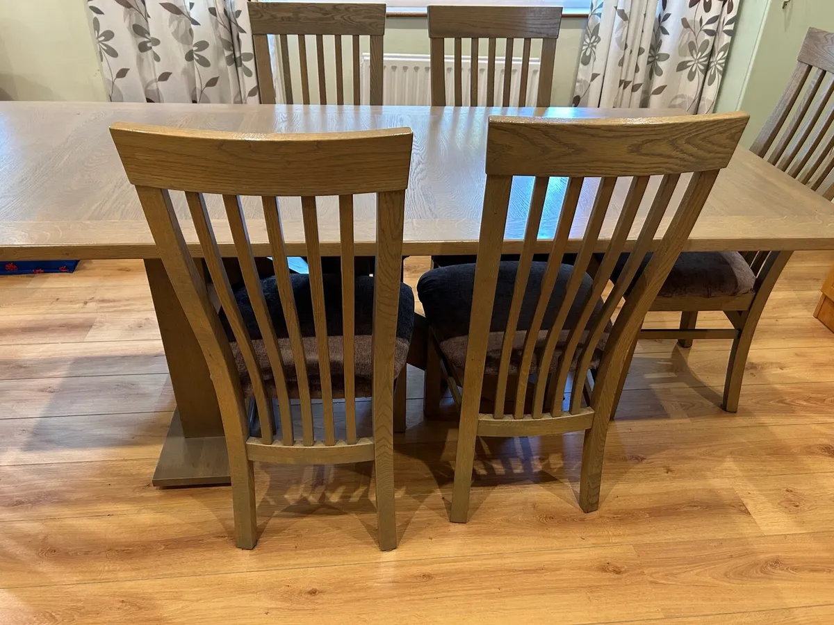 Dining table with  6 chairs - Image 3