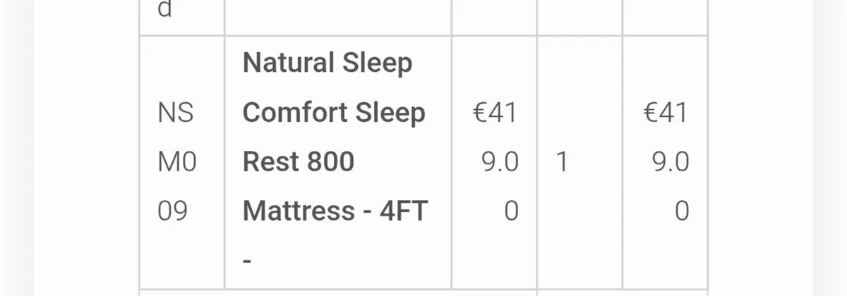 4ft Sleep Rest 800 mattress - Image 2